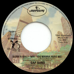 The Gap Band Burn Rubber (Why You Wanna Hurt Me) USED VINYL 7INCH 45 RPM SINGLE STEREO