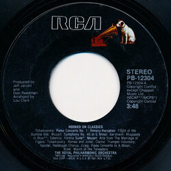 The Royal Philharmonic Orchestra Hooked On Classics USED VINYL 7INCH 45 RPM SINGLE STYRENE