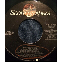 Fred Knoblock Why Not Me / Can I Get A Wish USED VINYL 7INCH 45 RPM STYRENE