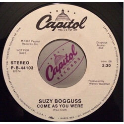 Suzy Bogguss Come As You Were USED VINYL 7INCH 45 RPM SINGLE PROMO
