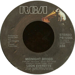Leon Everette Midnight Rodeo USED VINYL 7INCH 45 RPM SINGLE