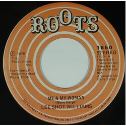 Lee Shot Williams Me & My Woman / Country Disco USED VINYL 7INCH 45 RPM SINGLE