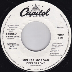 Meli'sa Morgan Deeper Love USED VINYL 7INCH 45 RPM SINGLE PROMO STEREO