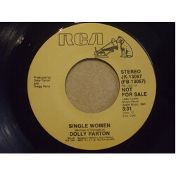 Dolly Parton Single Women USED VINYL 7INCH 45 RPM SINGLE PROMO