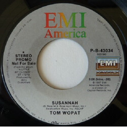 Tom Wopat Susannah USED VINYL 7INCH 45 RPM PROMO
