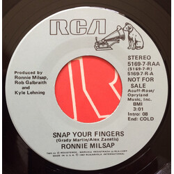 Ronnie Milsap Snap Your Fingers USED VINYL 7INCH 45 RPM PROMO