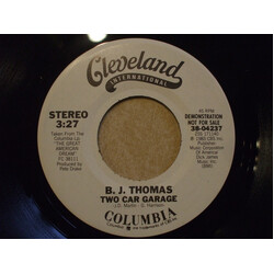 B.J. Thomas Two Car Garage USED VINYL 7INCH 45 RPM SINGLE PROMO