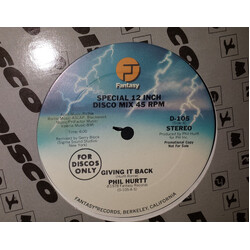 Phil Hurtt Giving It Back USED VINYL 12INCH 45 RPM PROMO