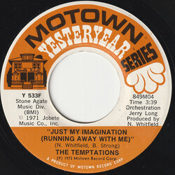 The Temptations Just My Imagination (Running Away With Me) / Paradise Vinyl 7" USED