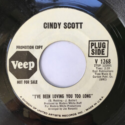 Cindy Scott I've Been Loving You Too Long / Time Can Change A Love USED VINYL 7INCH 45 RPM PROMO