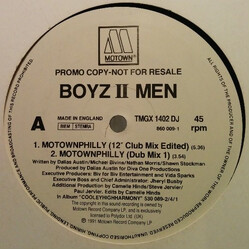 Boyz II Men Motownphilly USED VINYL 12INCH PROMO 45 RPM