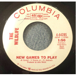 The Wild Life New Games To Play / Where Do You Go USED VINYL 7INCH 45 RPM SINGLE PROMO STYRENE