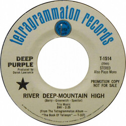 Deep Purple River Deep-Mountain High USED VINYL 7INCH 45 RPM PROMO STEREO