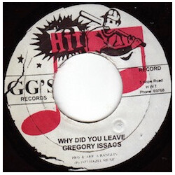 Gregory Isaacs Why Did You Leave USED VINYL 7INCH