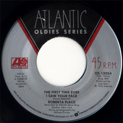 Roberta Flack The First Time Ever I Saw Your Face / Will You Still Love Me Tomorrow USED VINYL 7INCH 45 RPM SINGLE REISSUE