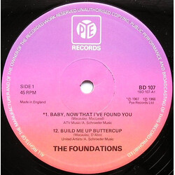 The Foundations Baby Now That I've Found You Vinyl 12" USED