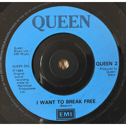 Queen I Want To Break Free USED VINYL 7INCH 45 RPM SINGLE