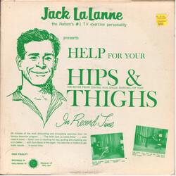 Jack La Lanne Help For Your Hips & Thighs In Record Time Vinyl LP USED
