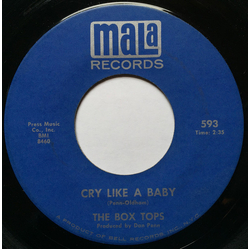 Box Tops Cry Like A Baby Vinyl 7" USED