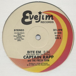 Captain Rapp / The Fresh Team Bite Em Vinyl 12" USED