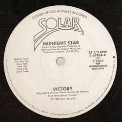 Midnight Star Victory USED VINYL 12INCH 33 S RPM PROMO STEREO