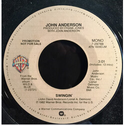 John Anderson (3) Swingin' USED VINYL 7INCH 45 RPM PROMO STEREO MONO