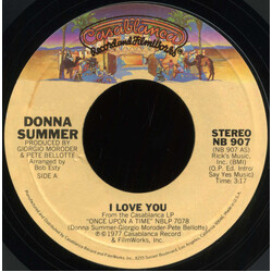 Donna Summer I Love You USED VINYL 7INCH 45 RPM SINGLE STYRENE STEREO