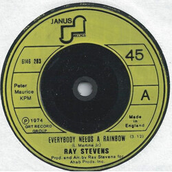 Ray Stevens Everybody Needs A Rainbow Vinyl 7" USED