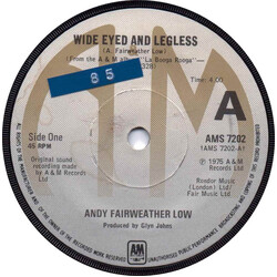 Andy Fairweather-Low Wide Eyed And Legless Vinyl 7" USED
