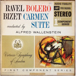 Maurice Ravel / Georges Bizet / Alfred Wallenstein / Virtuoso Symphony Of London Bolero / Carmen Suite Vinyl LP USED