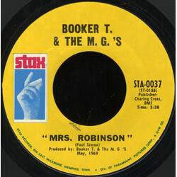 Booker T & The MG's Mrs. Robinson USED VINYL 7INCH 45 RPM SINGLE STYRENE