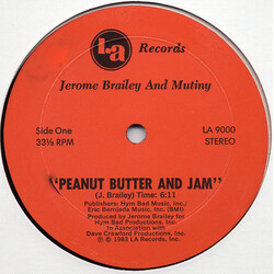 Jerome Brailey / Mutiny (2) Peanut Butter And Jam USED VINYL 12INCH 33 S RPM