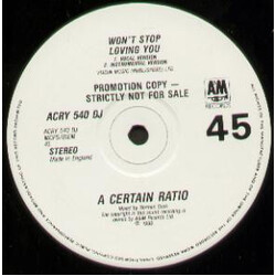 A Certain Ratio Won't Stop Loving You Vinyl 12" USED