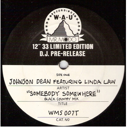 Johnson Dean / Lynda Law Somebody Somewhere Vinyl 12" USED