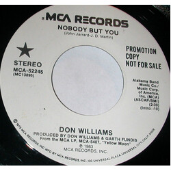 Don Williams (2) Nobody But You USED VINYL 7INCH 45 RPM PROMO