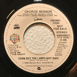 George Benson Turn Out The Lamplight USED VINYL 7INCH 45 RPM SINGLE PROMO STEREO MONO