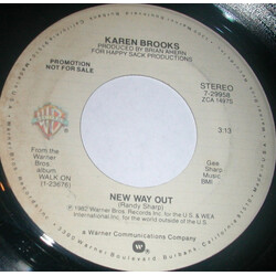 Karen Brooks New Way Out USED VINYL 7INCH 45 RPM SINGLE PROMO STEREO MONO