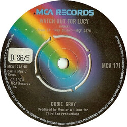 Dobie Gray Watch Out For Lucy Vinyl 7" USED