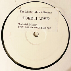 The Mister Men / Romar (3) Used II Love USED VINYL 12INCH SINGLE SIDED WHITE LABEL