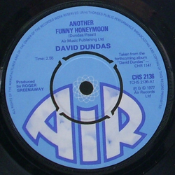 David Dundas Another Funny Honeymoon / Smile On Vinyl 7" USED