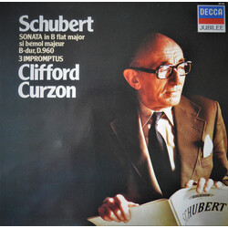Franz Schubert / Clifford Curzon Sonata In B Flat Major Vinyl LP USED