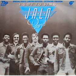 J.A.L.N. Band I Got To Sing (Extended Version) USED VINYL 12INCH 45 RPM LIMITED EDITION