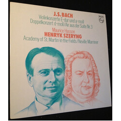The Academy Of St. Martin-in-the-Fields / Sir Neville Marriner / Maurice Hasson / Henryk Szeryng J.S. Bach Violinkonzerte E-dur Und A-moll , Doppelkon