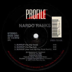 Nardo Ranks Burrup VINYL 12" USED