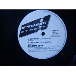 General Levy Can't Wait USED VINYL 12INCH 45 RPM
