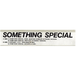 Wop Bop Torledo Something Special USED VINYL 12INCH WHITE LABEL