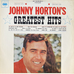 Johnny Horton Johnny Horton's Greatest Hits Vinyl LP USED