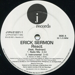 Erick Sermon / Redman React USED VINYL 12INCH PROMO