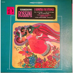 Gioacchino Rossini / Orchestre De Chambre De Toulouse / Louis Auriacombe 3 Sonatas For Strings Vinyl LP USED
