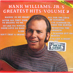 Hank Williams Jr. Hank Williams Jr.'s Greatest Hits Volume 2 Vinyl LP USED